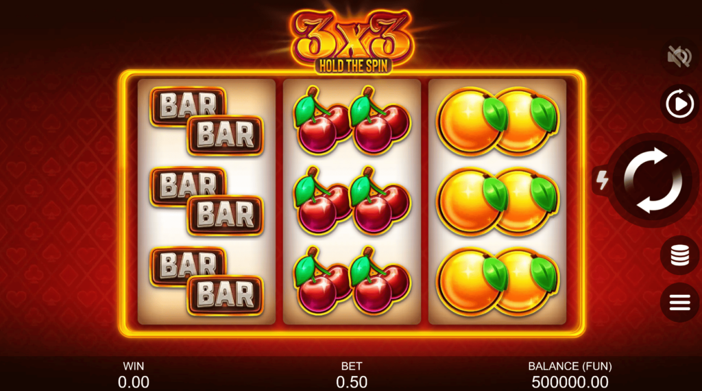 3x3 Hold The Spin Gameplay 1Red Casino