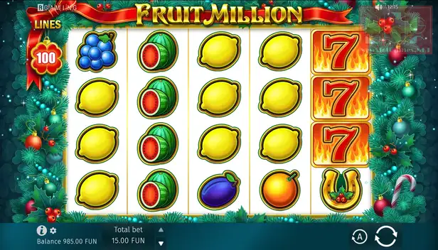 Fruit Million Gameplay 1Red Casino