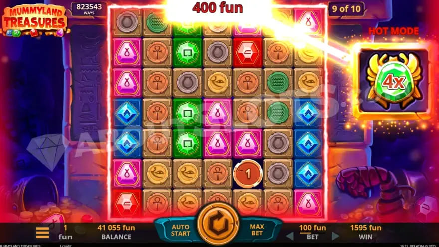 Mummyland Treasures Gameplay 1Red Casino