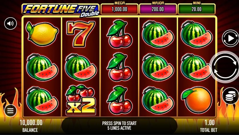 Fortune Five Double Gameplay Infinity Casino